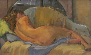 Desnudo en chaise longue, 2009